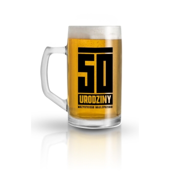 Kufel Funny Beer - 50 urodziny